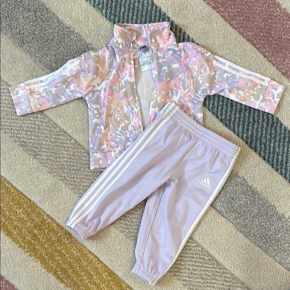 Adidas Cream Tracksuit